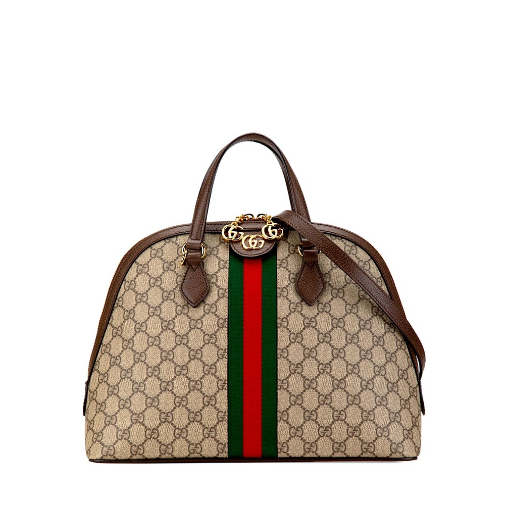2016-2024 GUCCI Medium GG Supreme Ophidia Dome Handle Bag